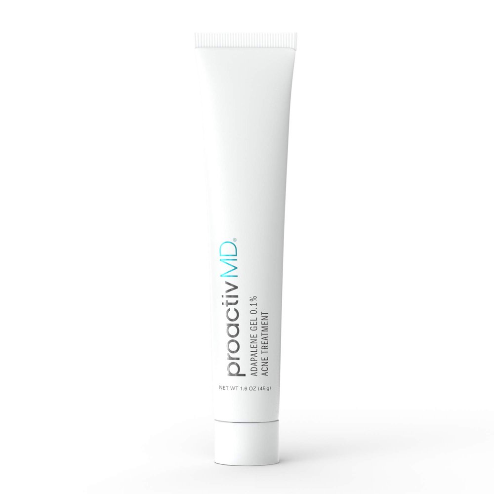 ProactivMD Adapalene Gel Acne Treatment, Paraben Free, Prescription Strength Retinoid For Face and Body Acne, .1% Solution, 1.6 Oz