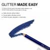 Palladio Glitter Eyeliner Pencil, Longlasting Creamy Cosmetic, Shimmer Eye Liner, Buttery Smooth Tip, Professional Makeup Glittery Pencil, Sharpenable, Sky Sparkle view 4