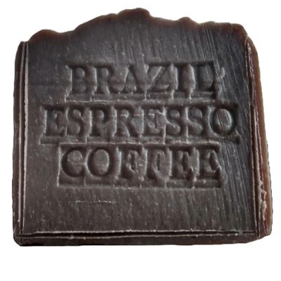 Brazilian Espresso Scrub Soap with Coffee Butter and Vanilla Handcrafted Soap