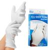 Cara Moisturizing Eczema Cotton Gloves, Extra Large, White, 1 Pair view 1