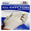 Cara Moisturizing Eczema Cotton Gloves, Extra Large, White, 1 Pair view 2
