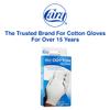 Cara Moisturizing Eczema Cotton Gloves, Extra Large, White, 1 Pair view 3