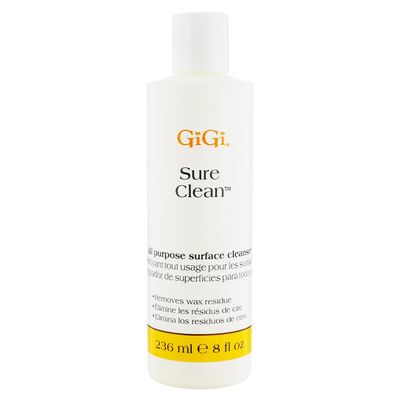 GIGI Sure Clean Wax Remover  All-Purpose Surface Cleaner for Wax Residue Removal, 8 fl oz