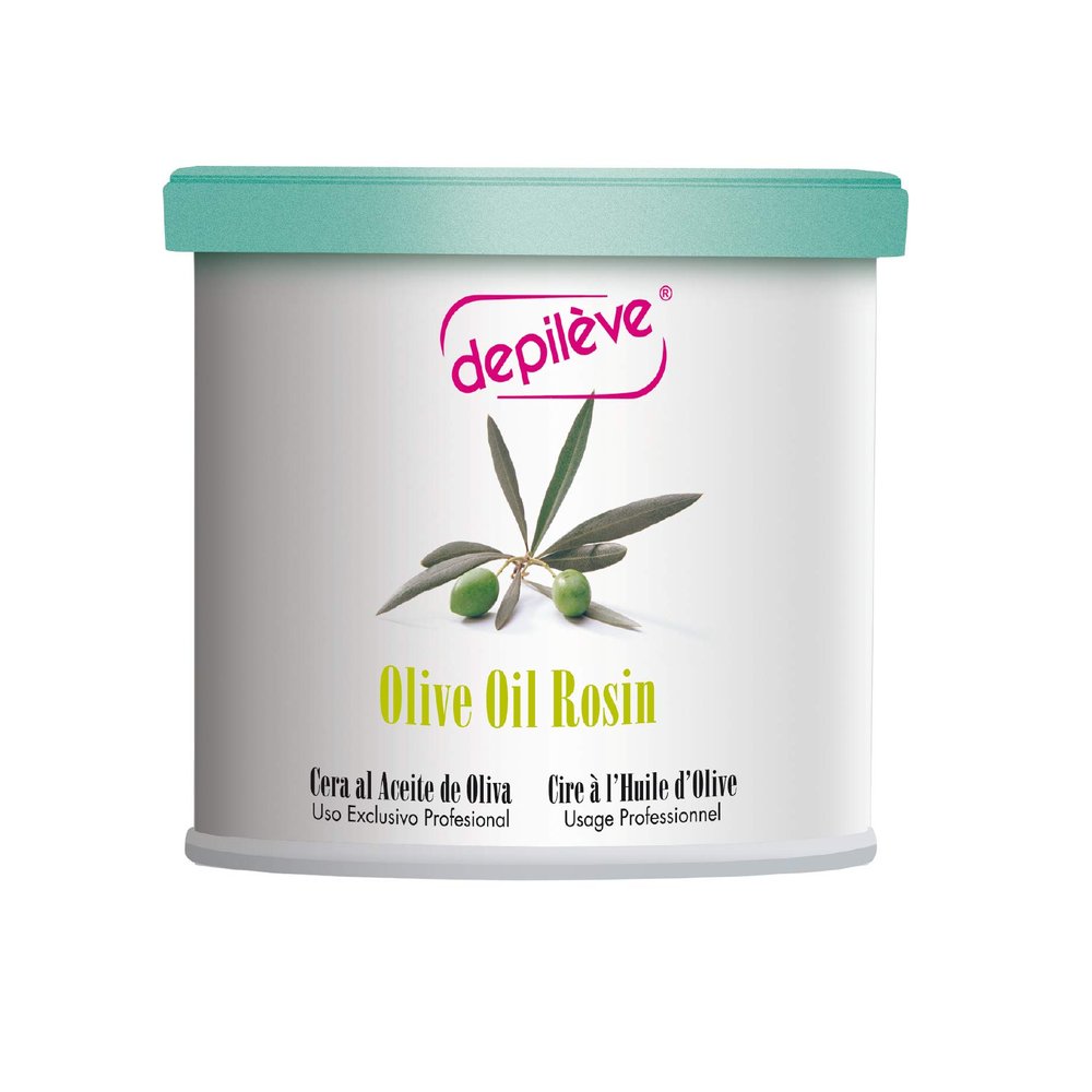 Depileve Strip Wax for Hair Removal - Olive Oil Rosin Wax 14 oz - Ideal for Dry and Suntanned Skin