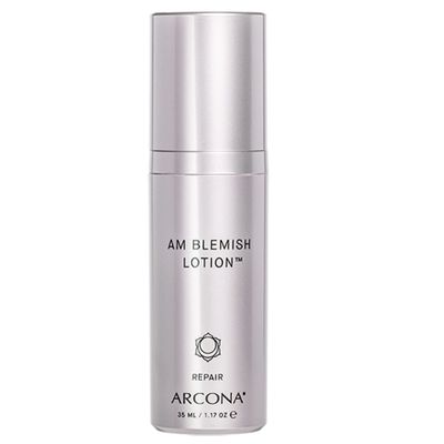 ARCONA AM Blemish Lotion - 3% Salicylic, 2% Lactic Acids, Tea Tree Extract, Witch Hazel, Jojoba Seed Oil - Non Irritating, Hydrating 1.17 fl oz. Made In The USA