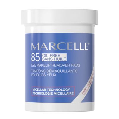Marcelle Oil-Free Eye Make-Up Remover Pads, Sensitive Eyes, 85 Pads