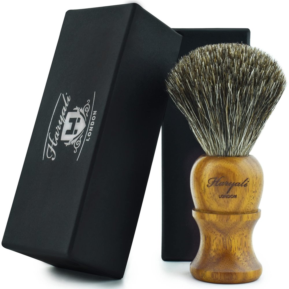 Haryali London - Shaving brush, made of rose wood