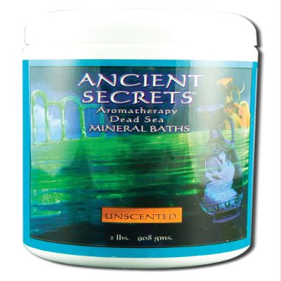 Ancient Secrets Aromatherapy Dead Sea Mineral Baths Unscented - 2 lbs