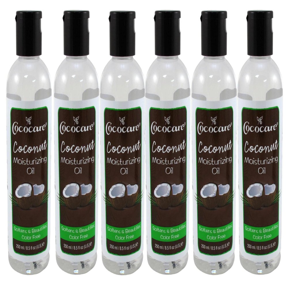 Cococare Coconut Moisturizing Oil 8.5 Ounce (260ml) (Pack of 6)
