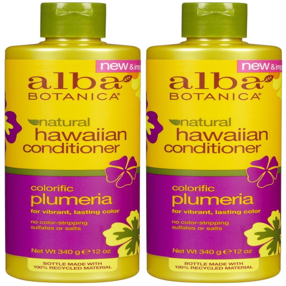 Alba Botanica - Hawaiian Hair Conditioner - Plumeria - 12 fl oz
