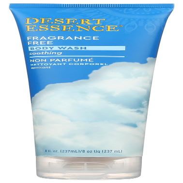 Desert Essence Organics Unscented Body Wash, 8 fl oz (237 ml)