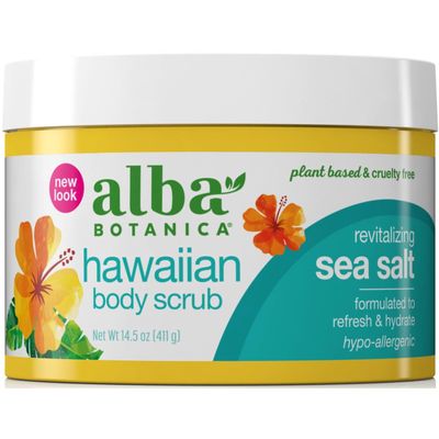 Alba Botanica BODY SCRUB,SEA SALT, 14.5 OZ