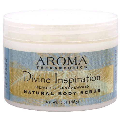 Aroma Therapeutics Devine Inspiration Natural Body Scrub, Neroli & Sandalwood, 10-Ounces (Pack of 3)