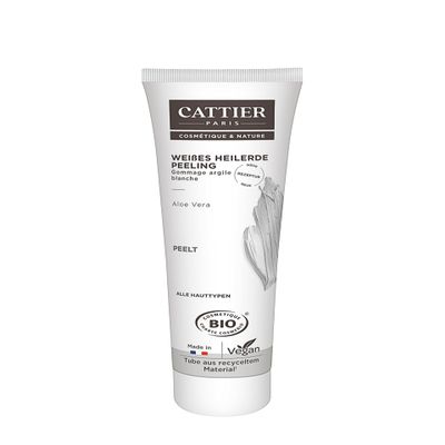 Cattier Organic White Clay Face Scrub With Aloe Vera 100 ml