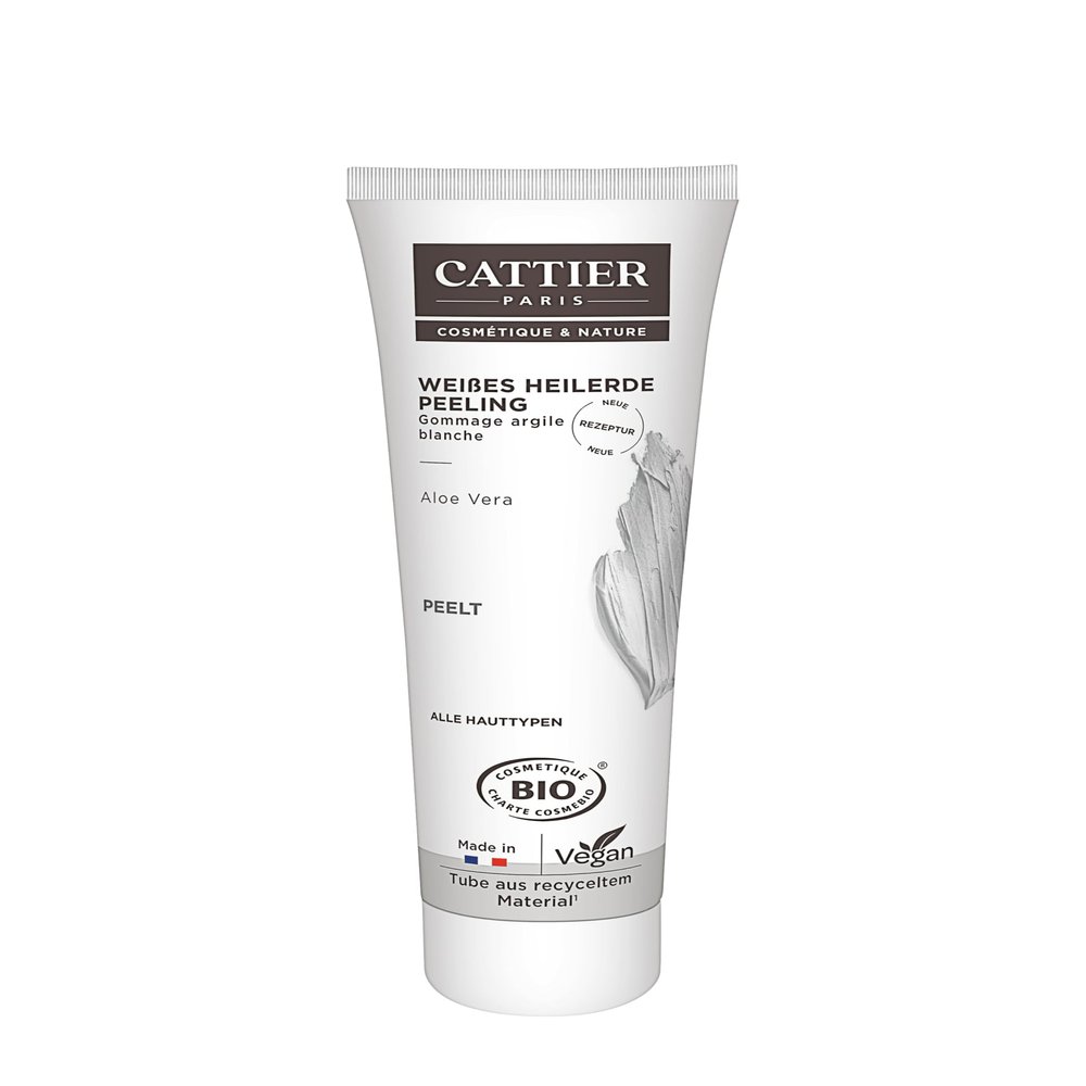 Cattier Organic White Clay Face Scrub With Aloe Vera 100 ml
