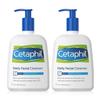 Face Wash by Cetaphil, Daily Facial Cleanser for Combination to Oily Sensitive Skin, 16 Ounce Pack of 2, Gentle Foaming Deep Clean Without Stripping view 1