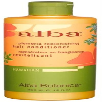 Alba Botanica Plumeria Replenishing Hair Conditioner, 12-Ounce Bottle (Pack of 2)
