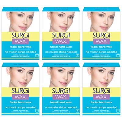 Surgi-wax Hair Remover For Face, 1-Ounce Boxes (Pack of 6)