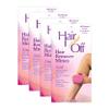 Hair Off Hair Remover Mitten - All-Natural, Painless & Chemical Free - Full Body Hair Removal - Slows & Lessens Regrowth - Exfoliates Skin (3 Mittens Per Box, Pack of 4) view 1