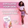 Hair Off Hair Remover Mitten - All-Natural, Painless & Chemical Free - Full Body Hair Removal - Slows & Lessens Regrowth - Exfoliates Skin (3 Mittens Per Box, Pack of 4) view 3