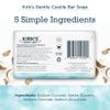 Castile Bar Soap by Kirks | Clean Soap for Men, Women & Children | Premium Coconut Oil | Sensitive Skin Formula, Vegan | Fragrance-Free/Unscented | 4 oz. Bars - 4 Pack view 2