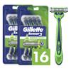 Gillette Sensor3 Sensitive Disposable Razors for Men, Enhanced Lubrastrip Glides Easily Over Your Skin, 8 Count (Pack of 2) view 1
