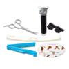 Original CreaClip Premium Package Hair Cutting Tool - As seen on Shark Tank - Professional Hair Cutting Guide, Hair Cutting Clips for Bangs, Layers, and Split Ends, Hair Cutting Guide view 1