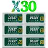 30 Derby Extra Professional Double Edge Razor Blades for straight razor view 1