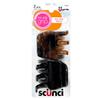 Scunci No-Slip Grip Chunky Jaw Clips | All Day Hold | 2-Pieces per Pack (1-Pack) view 1