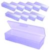 Beauticom Personal Box Storage Case for Professional Manicurist Nails Pedicure (Large Size) (10 Pieces, PURPLE) view 1
