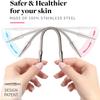 R.E.M Spring Facial Hair Remover - The Original Hair Removal Spring [Design Patent]. Removes Hair from Upper Lip, Chin, Cheeks and Neck. 100% Stainless Steel view 2