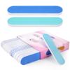 25pcs - PANA Mini Double-Sided Emery Nail File for Manicure, Pedicure, Natural, and Acrylic Nails - Blue/Light Blue (Grit 100/180) view 1