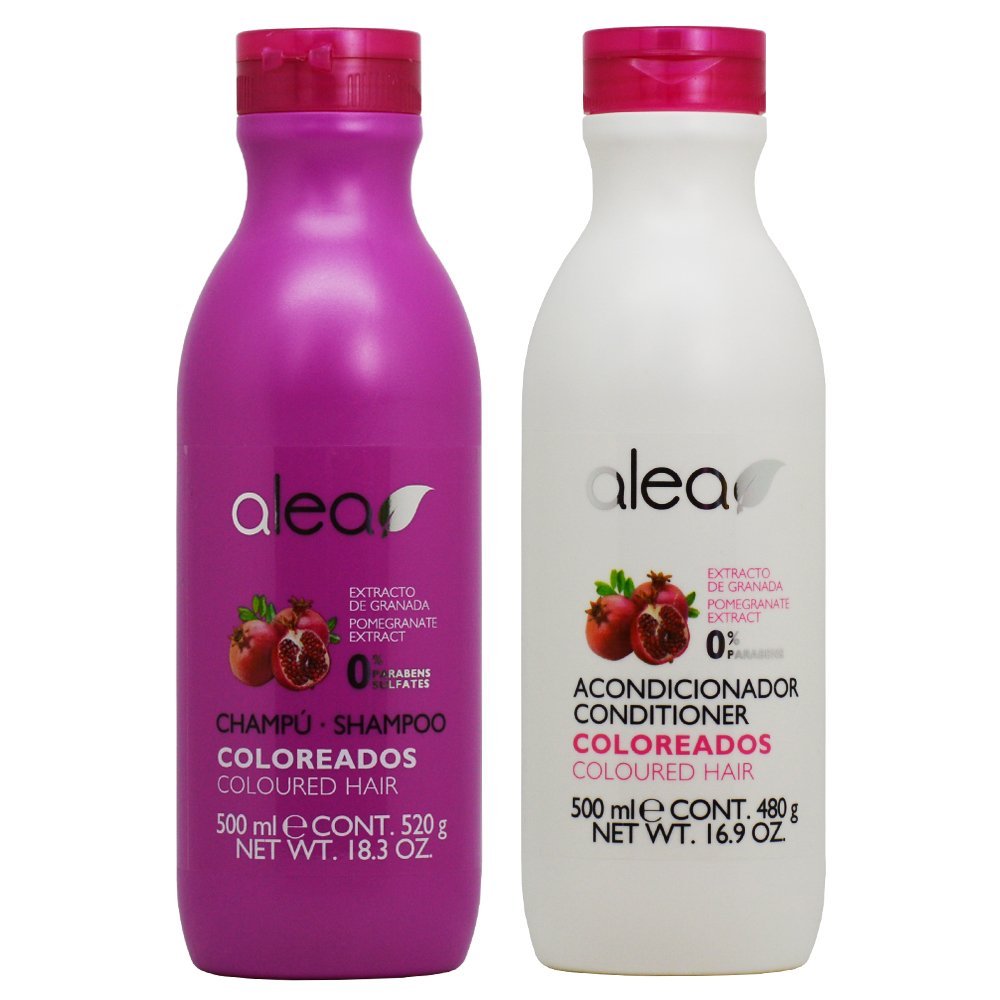 Alea Coloreados Coloured Hair Pomegranate Extract Shampoo + Conditioner"Set"