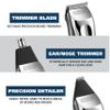 Wahl USA Rechargeable Lithium Ion All in One Beard Trimmer for Men with Detail and Ear & Nose Hair Trimmer Attachment  Model 9854-600B view 3