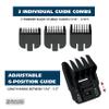 Wahl USA Rechargeable Lithium Ion All in One Beard Trimmer for Men with Detail and Ear & Nose Hair Trimmer Attachment  Model 9854-600B view 4