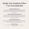 Jon Renau Synthetic Fiber Care Kit, Shampoo and Leave In Conditioner for Synthetic Wigs and Hair Extensions, Detangler Spray with Wide Tooth Comb, 4 Piece Set view 2