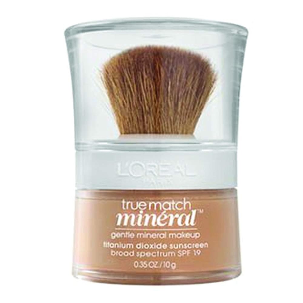 LOral Paris True Match Mineral Loose Powder Foundation, Natural Beige, 0.35oz