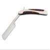 General Edge Traditional Straight Razor, Silver, 5 1/2" Closed, Wood & Stainless Steel Handle, Unisex-Adults view 1