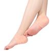 2 Pair Silicone Moisturizing Gel Heel Protector Sleeve Plantar Fasciitis Foot Cracked Care Cushion Ankle Pain Relief Breathable Arch Socks (Skin Color with Hole) view 3