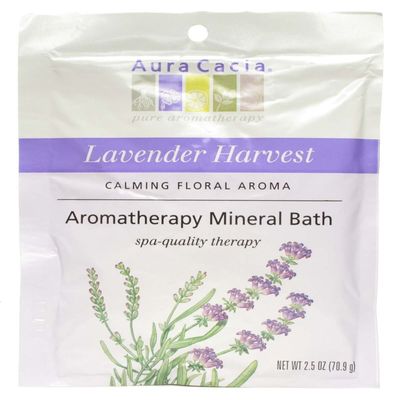 Aura Cacia Bath Mnrl Lavendar Relaxing