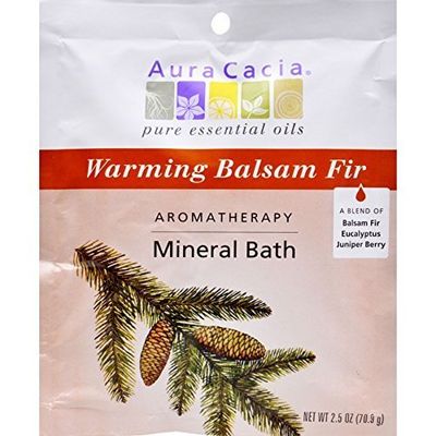 Aura Cacia Bath Mnrl Balsam Fir Warming