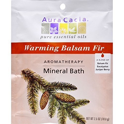 Aura Cacia Bath Mnrl Balsam Fir Warming
