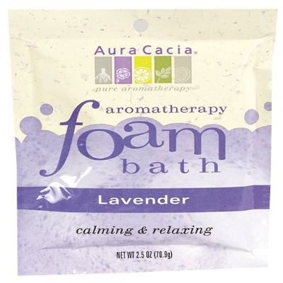 AURA CACIA FOAM BATH,LAVENDER, 2.5 OZ