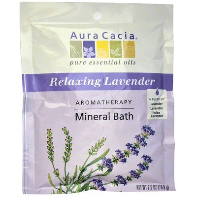 Aura Cacia Bath Mnrl Lavendar Relaxing