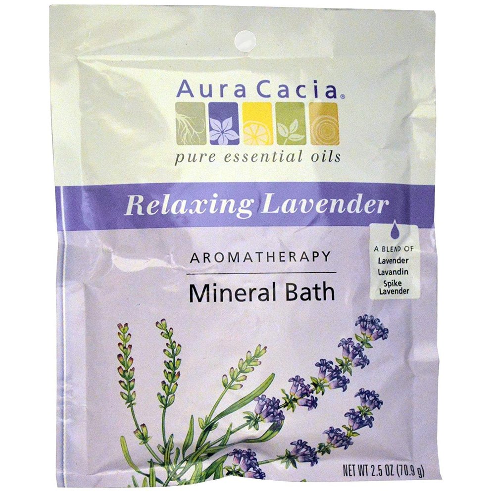 Aura Cacia Bath Mnrl Lavendar Relaxing