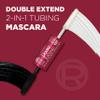 L'Oreal Paris Makeup Double Extend Tubing Mascara, Lengthening 2 Step Mascara, Smudgeproof, Black view 2