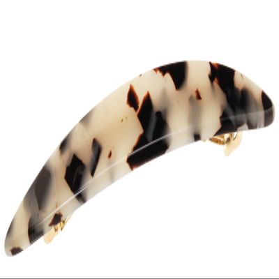 France Luxe Oblong Long and Skinny Barrette - Ivory Tokyo