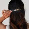 France Luxe Oblong Long and Skinny Barrette - Ivory Tokyo view 2