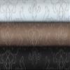 Accents de Ville Bandol Curtain with Back Tabs, Brown, 42-inch x 90-inch view 2