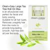 Clean + Easy Tea Tree Roll On Wax  Large, Soft Wax Refill Cartridge for Hair Removal on Sensitive Skin, Legs & Body, 3 Pack view 3